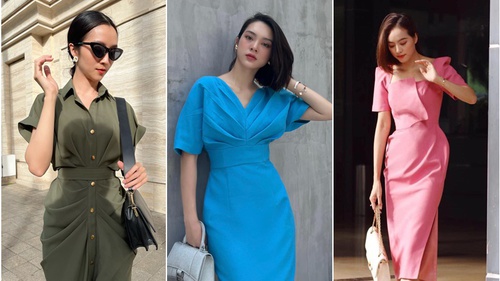 10 mẫu váy liền hack eo thon, tôn chân dài dành cho nàng công sở tuổi 30