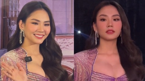 Lộ diện với gương mặt khác lạ, Hoa hậu Mai Phương vướng nghi vấn 'dao kéo'