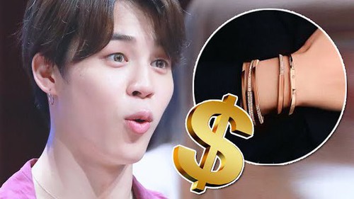 Tay Jimin BTS nặng trĩu những chiếc vòng tay Tiffany mới giá cực kỳ chát