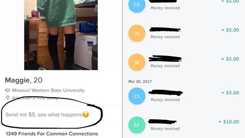 Chiêu trò 'moi tiền' qua Tinder của cô gái đôi mươi, chưa gặp mặt cũng đã đút túi bộn tiền chỉ bằng một dòng mô tả