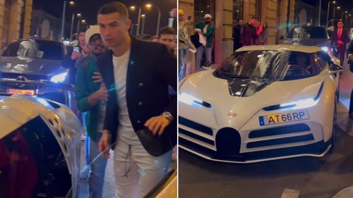 Fan 'trố mắt' trước siêu xe trị giá 256 tỷ đồng của Ronaldo