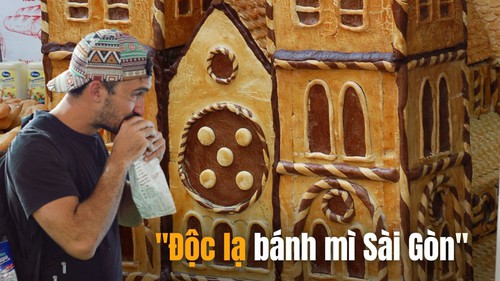 Độc đáo Nhà thờ Đức Bà làm từ 350kg bột mì và 1500 quả trứng gà tại Lễ hội bánh mì TPHCM