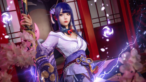Loạt ảnh cosplay Raiden Shogun trong Genshin Impact quyến rũ của nữ game thủ xinh đẹp