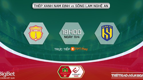 Nhận định, soi kèo Nam Định vs SLNA (18h00, 11/4), vòng 6 Night Wolf V-League 2023
