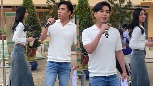 Bạn gái Hồ Quang Hiếu lọt ống kính 'team qua đường', nhan sắc thật có xinh như lời đồn?