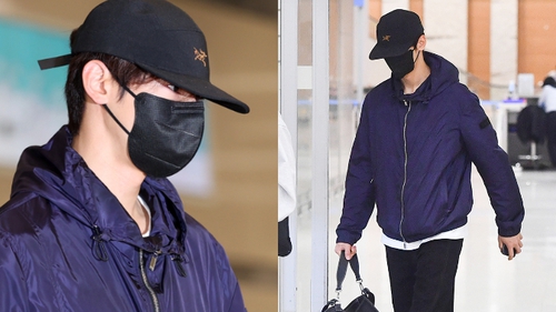 Cha Eun Woo lộ diện tiều tụy, buồn bã tại sân bay Hàn Quốc sau khi Moonbin qua đời