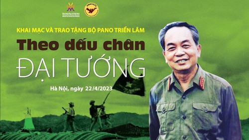 Triển lãm thơ diễn ca lịch sử 'Theo dấu chân Đại tướng'