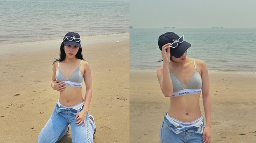 Đội trưởng U20 nữ Việt Nam khoe đường cong nóng bỏng với bộ ảnh nội y hở táo bạo