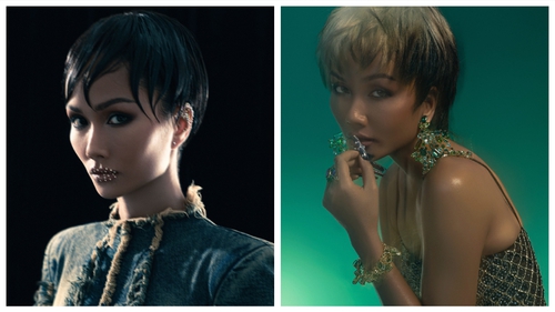 H'Hen Niê trở lại với hình ảnh tóc ngắn