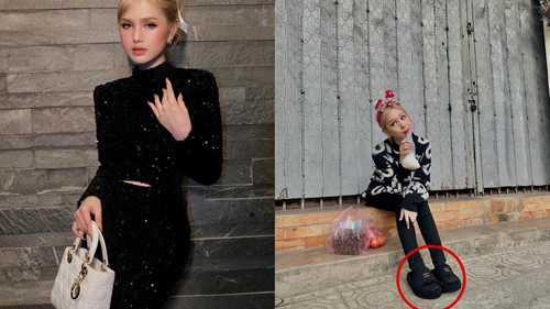 Giàu tiền tiêu không hết, Xoài Non khiến netizen bật ngửa khi dùng đồ hiệu giá chợ chỉ "ba chăm gữi"