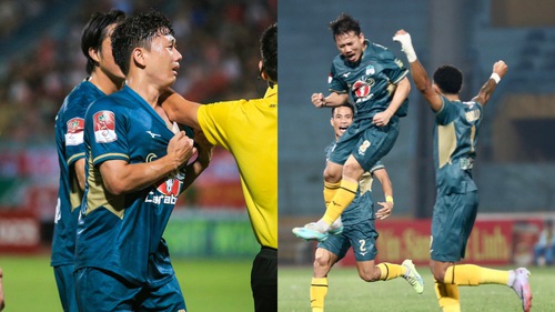 Cảm xúc trái ngược của Trần Minh Vương: Từ bất lực trước trọng tài đến hạnh phúc vỡ oà khi ghi siêu phẩm