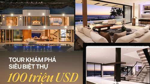 Siêu biệt thự trị giá hơn 100 triệu USD bên bờ biển Malibu, California: Lộng lẫy đến choáng ngợp, nội thất sang xịn đúng kiểu 'đỉnh của chóp'