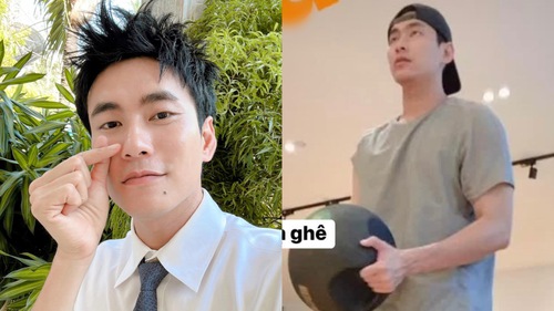 Kiều Minh Tuấn khoe body gọn gàng tại phòng gym, vẻ ngoài trẻ trung hậu chia tay