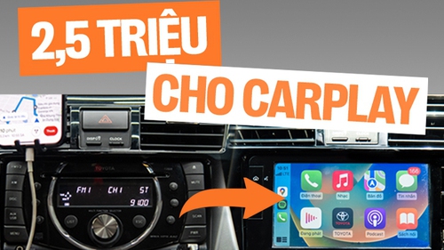 Tôi bỏ 2,5 triệu đồng độ màn cho Toyota Vios 2013: Dùng Apple CarPlay mượt, thêm nhiều tính năng như xe đời mới mà nhìn xe vẫn như 'zin'