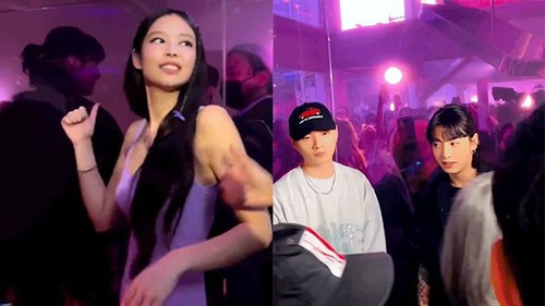 Tóc Tiên "bắt trọn" khoảnh khắc Jungkook liên tục liếc nhìn Jennie tại siêu sự kiện