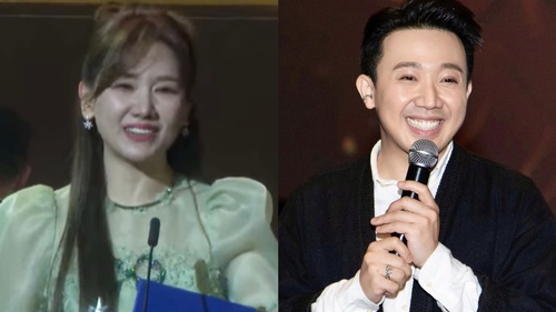 Hari Won thay Trấn Thành nhận giải đạo diễn xuất sắc, có phát ngôn gây bão mạng xã hội