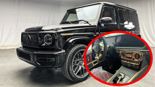 Vừa nhận xe từ đại lý, đại gia Hà Nội chi 700 triệu mang Mercedes-AMG G 63 phiên bản đặc biệt giá gần 13 tỷ đi mạ vàng