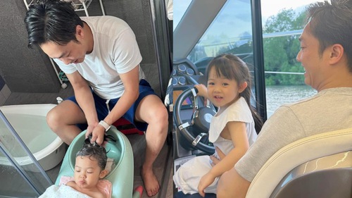 Doanh nhân Cường Đô La 'xả vai', để lộ chi tiết cưng ái nữ như trứng