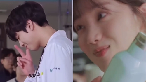 Hậu trường 'Người thầy y đức': Ahn Hyo Seop – Lee Sung Kyung 'làm điệu' rồi tự gào thét khiến ai cũng bật cười