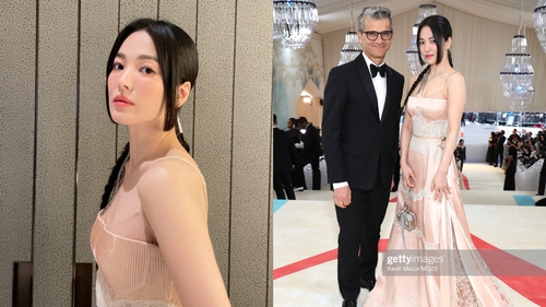 Bóc trần nhan sắc thật của Song Hye Kyo qua “ống kính tử thần” Getty Images và cam thường tại Met Gala 2023, liệu có bớt lung linh?