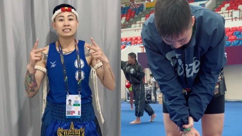VĐV Việt Nam mồ hôi chảy ròng vì ép cân, hé lộ trang phục độc lạ khi tham dự Kun Khmer tại SEA Games 32