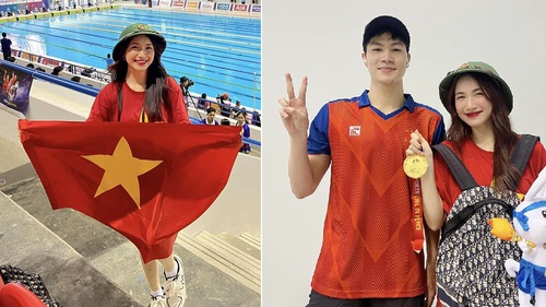 Hòa Minzy sang Campuchia xem SEA Games: Vượt đường bộ 10 tiếng, đội mũ cối cổ vũ hết mình