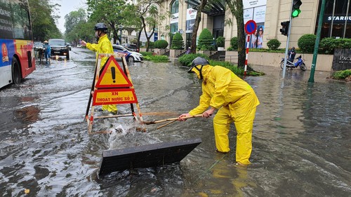 Hà Nội đề phòng nguy cơ ngập úng do bão số 1