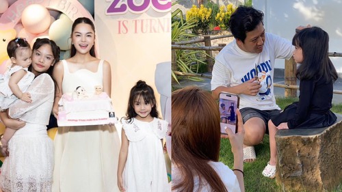 Sao Việt 21/7: Dàn sao dự tiệc thôi nôi con Phạm Quỳnh Anh, Trường Giang tự tay tỉa tóc cho ái nữ