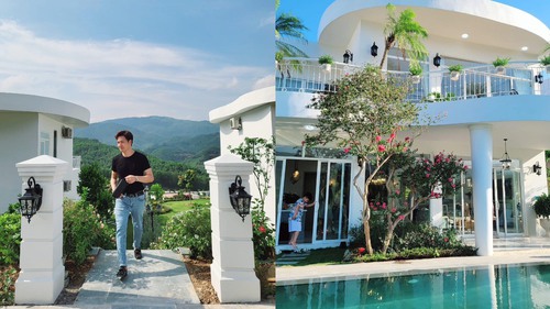 Mạnh Trường khoe cận cảnh căn biệt thự như resort 5 sao