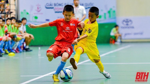 Việt Hùng Thanh Hoá và CLB BĐ Hà Nội vào chung kết giải bóng đá U9 toàn quốc Toyota Cup 2023