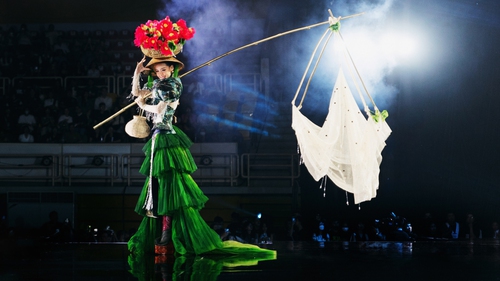 Những bộ trang phục dân tộc gần 1 tỉ đồng ở Miss Grand Vietnam 2023