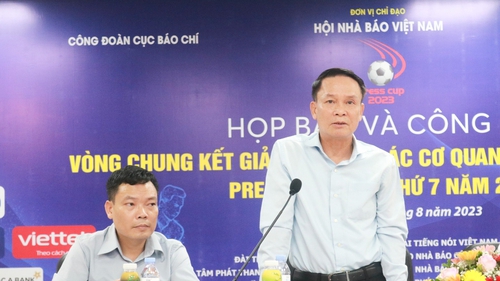 12 đội bóng tranh tài ở Press Cup 2023