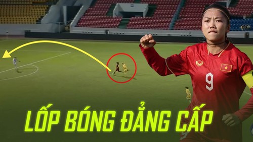 Huỳnh Như lập siêu phẩm lốp bóng 30m khiến đối thủ kinh ngạc, tạo dấu mốc lịch sử cho ĐT Việt Nam