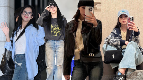 Style đơn giản vẫn sang của Jisoo (BLACKPINK): Diện quần jeans áo thun vẫn đẹp hút mắt