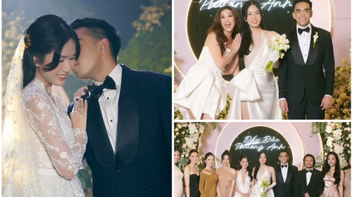 Khánh Vân, Kiều Loan cùng dàn hậu mừng cưới Á hậu Phương Anh