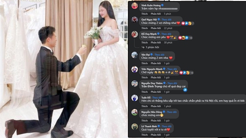 Nhiều đồng đội chúc mừng khi trung vệ ĐT Việt Nam báo tin vui, tung video khoảnh khắc xúc động bên bạn gái