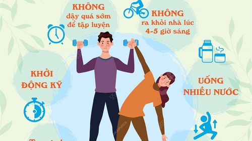 Lưu ý khi tập thể dục những ngày trời lạnh