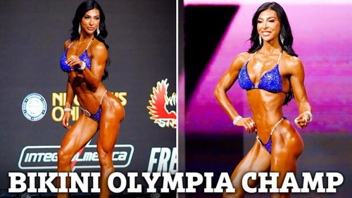 VĐV thể hình gây sốt với màn 'lột xác' ngoạn mục, đăng quang Bikini Olympia 2024