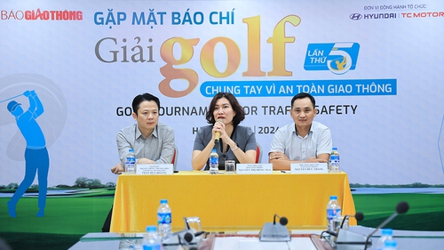 Hơn 200 golfer tham dự giải golf Chung tay vì ATGT 2024