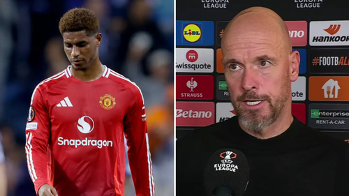 Rashford ghi 1 bàn, kiến tạo 1 bàn vẫn bị Ten Hag thay ra ngay sau hiệp 1 với lý do gây tranh cãi