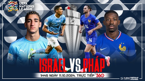 Nhận định, soi tỷ lệ Israel vs Pháp 1h45 ngày 11/10, vòng bảng Nations League