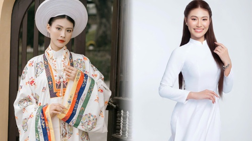 Profile nữ sinh Ngoại thương Hoàng Châu Anh thi Hoa hậu Di sản Áo dài Việt Nam 2024