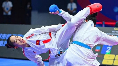 Karate Việt Nam học hỏi ở giải thế giới