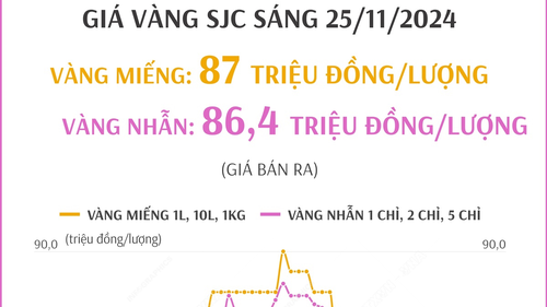 Giá vàng hôm nay 25/11 có tiếp tục được đà tăng