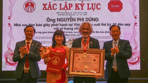 Xác lập kỷ lục nhà sưu tầm báo giấy với số lượng nhiều nhất tại Việt Nam