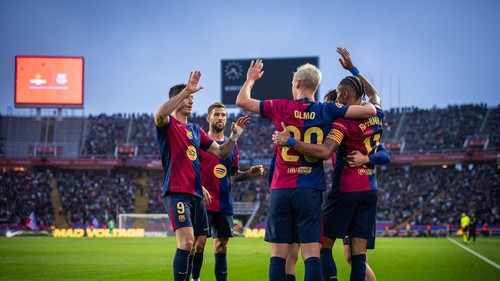 Thống kê gây sốt cho thấy sự áp đảo tuyệt đối của Barca ở Liga, bằng cả 5 đội xếp dưới cộng lại 