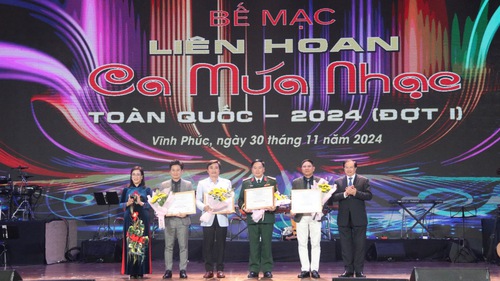 Liên hoan Ca Múa Nhạc toàn quốc 2024: Nhà hát Ca múa nhạc Thăng Long giành loạt giải thưởng, huy chương