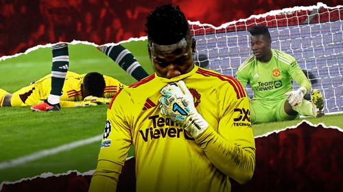 Andre Onana liên tiếp mắc sai lầm 'tệ hại' khiến thủ quân của MU phải thốt lên một điều