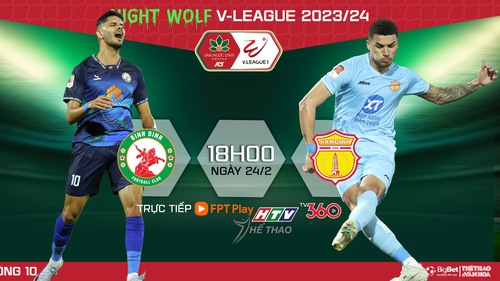 Nhận định bóng đá Bình Định vs Nam Định (18h00 hôm nay), V-League vòng 10 