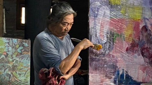 Họa sĩ Lã Quý Tùng và câu hỏi 'Trừu tượng là gì?' 